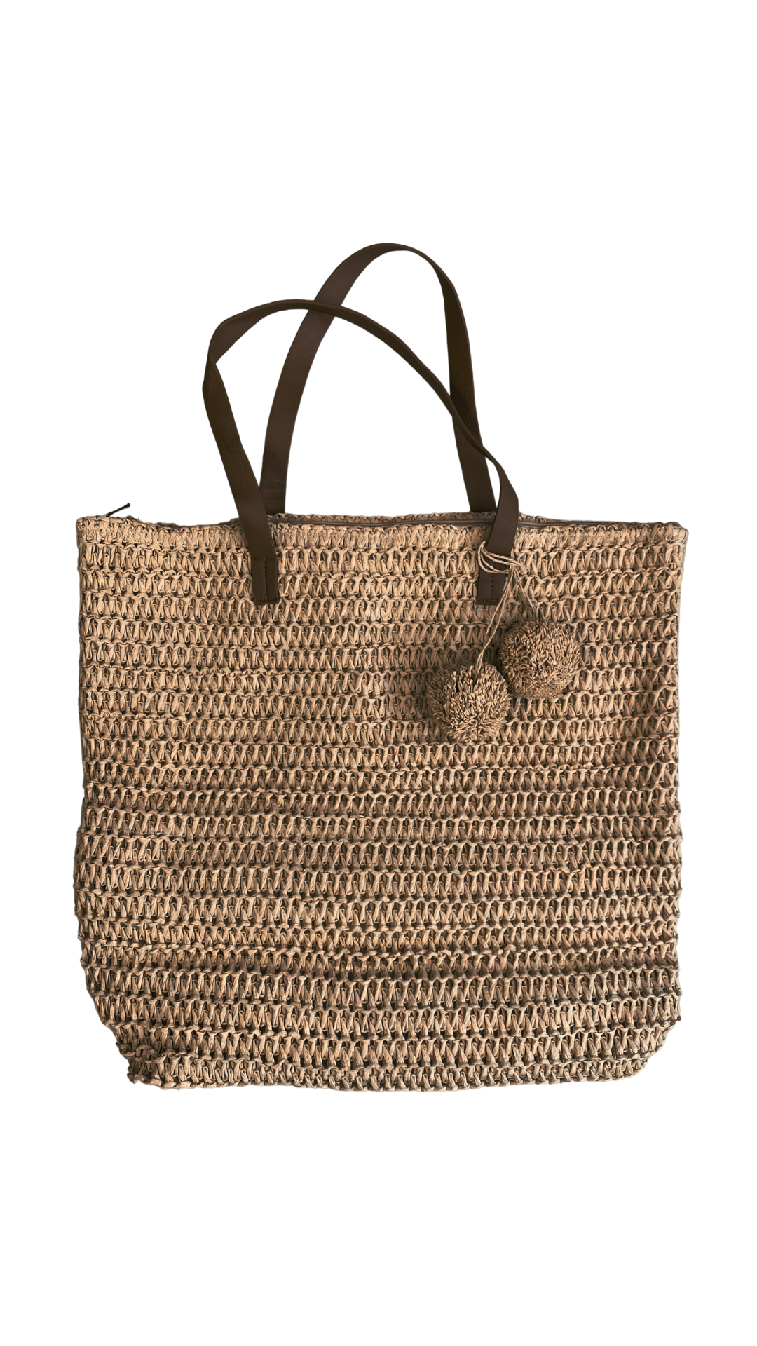 Bolsa camel pon pon