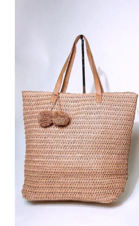 Bolsa camel pon pon