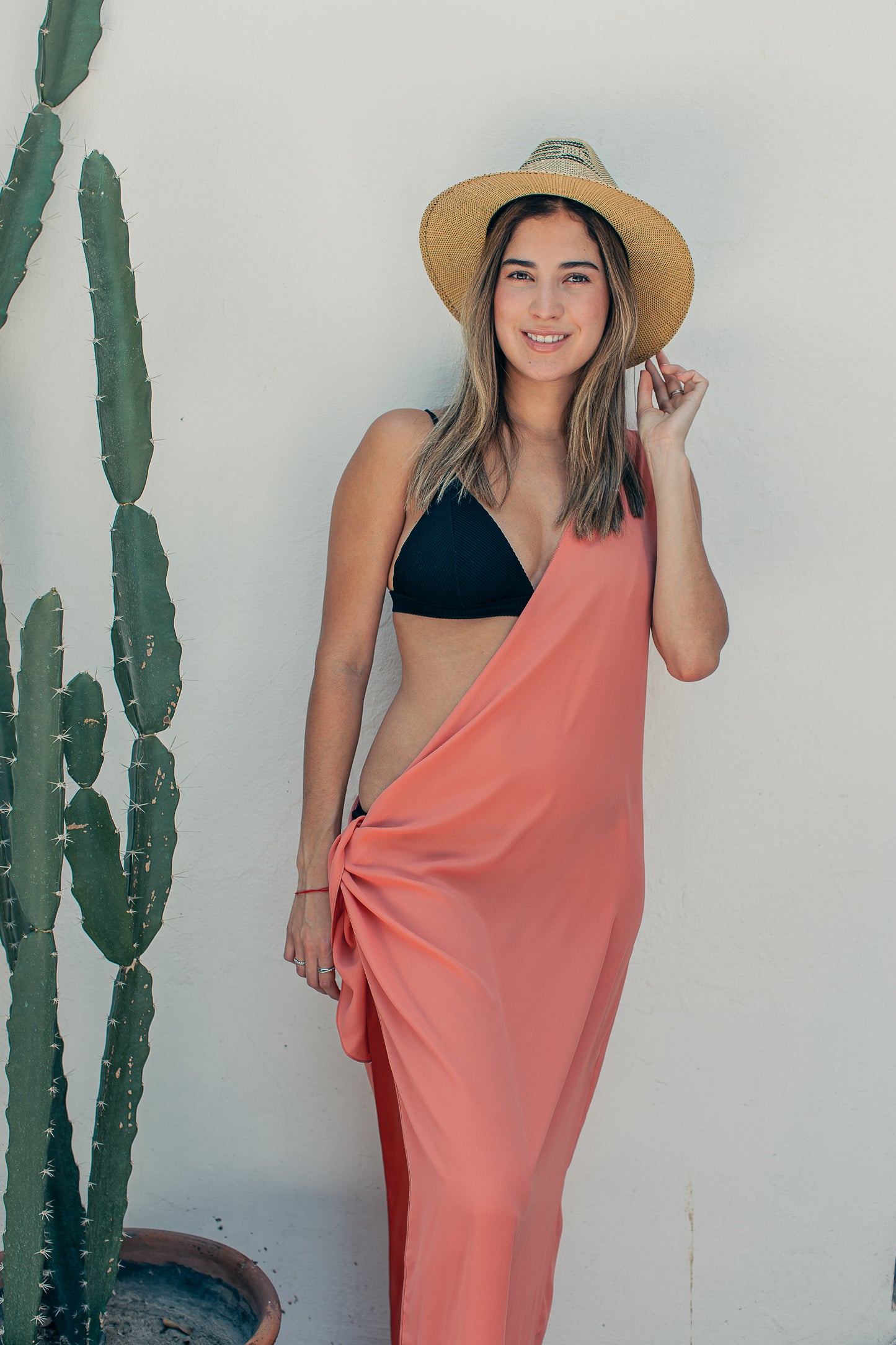 Bata UnHombro Rosa