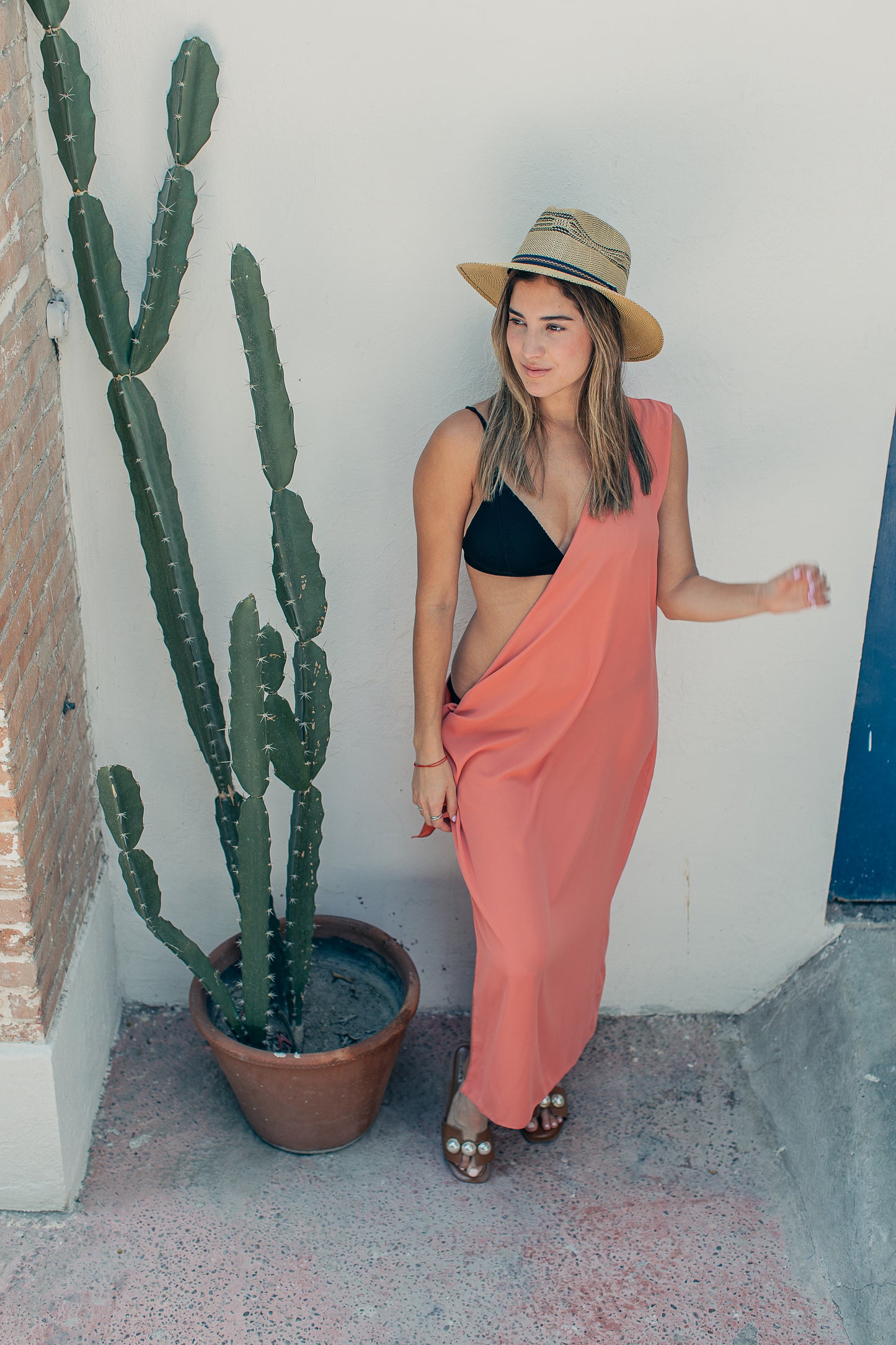 Bata UnHombro Rosa