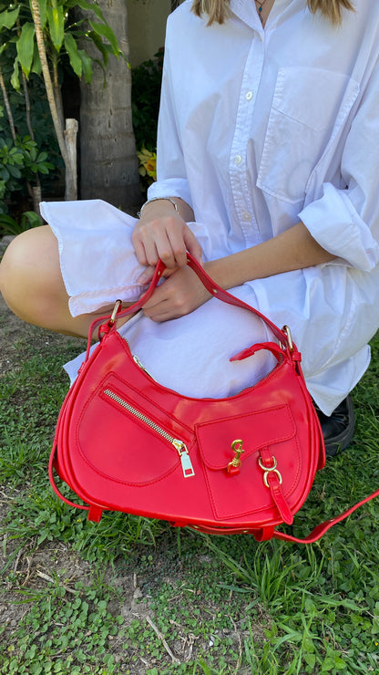 Bolsa al Hombro Rojo