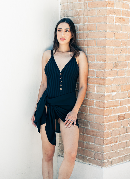 Pareo Liso Mini Negro