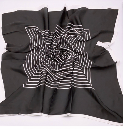 Pañuelo Negro Lineas