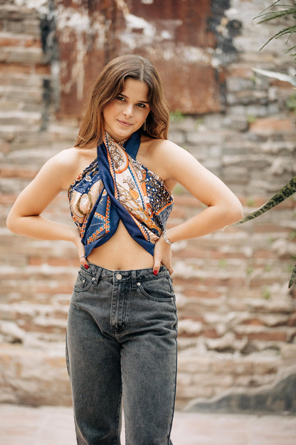 Pañuelo Marroqui Azul