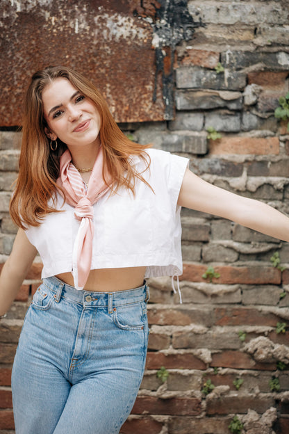 Pañuelo Baby Pink lineas