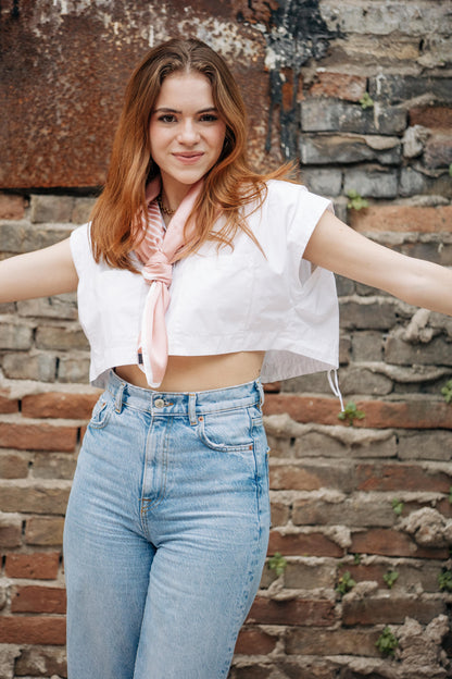 Pañuelo Baby Pink lineas