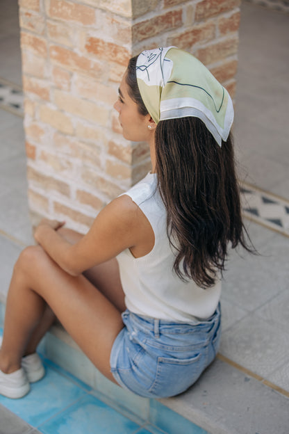 Pañuelo verde caras