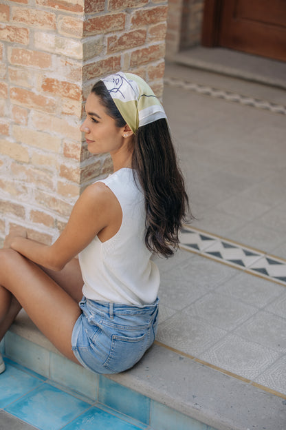 Pañuelo verde caras