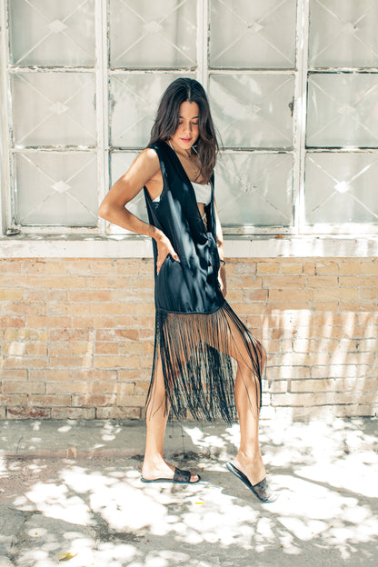 Bata Flecos Negra