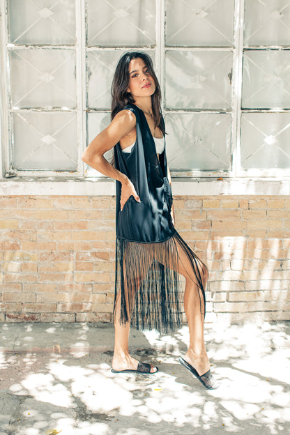 Bata Flecos Negra