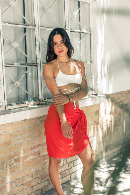 Pareo Liso Mini Rojo