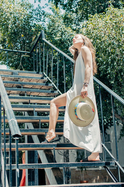 Bata UnHombro Blanca