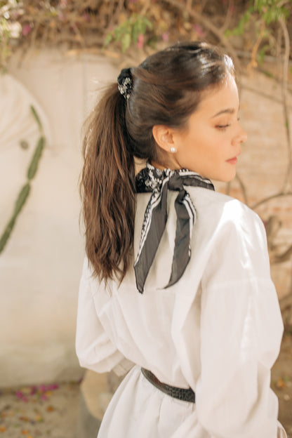 Pañuelo estilo paliacate negro