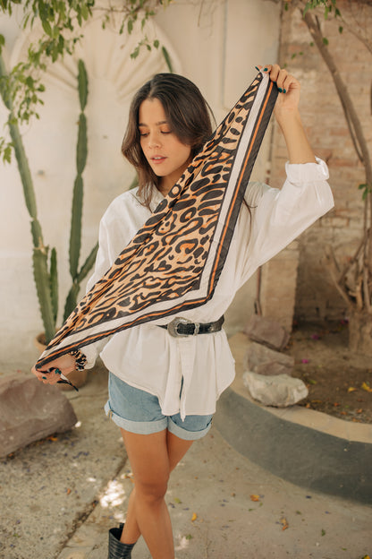 Pañuelo animal print