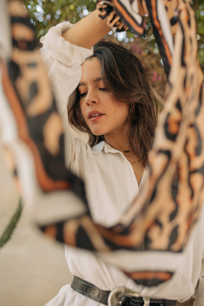 Pañuelo animal print