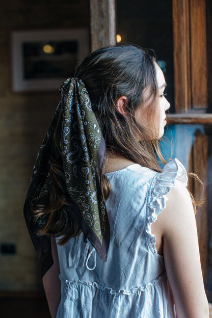 Pañuelo estilo paliacate verde