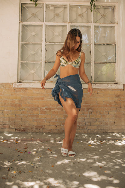 Pareo Mini Azul Jean