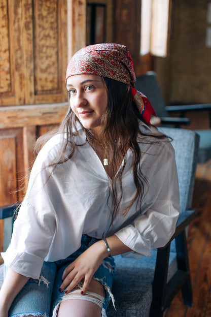 Pañuelo naturaleza rojo