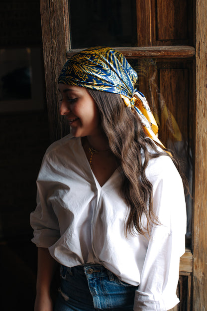 Pañuelo turco amarillo