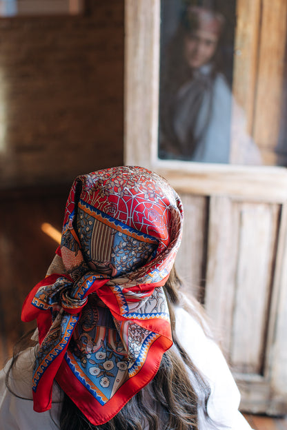 Pañuelo naturaleza rojo